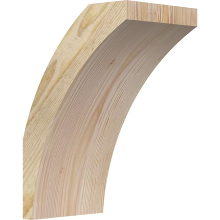 6"W x 8"D x 12"H Thorton Rough Sawn Knee Brace, Douglas Fir