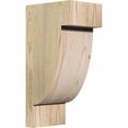 thumbnail image 1 of 6"W x 8"D x 16"H Alpine Rough Sawn Corbel, Douglas Fir, 1 of 9