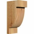 thumbnail image 1 of 6"W x 8"D x 16"H Alpine Rough Sawn Corbel, Western Red Cedar, 1 of 9