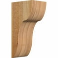 thumbnail image 1 of 6"W x 8"D x 16"H Carmel Rough Sawn Corbel, Western Red Cedar, 1 of 9