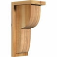 thumbnail image 1 of 6"W x 8"D x 16"H Crestline Rough Sawn Corbel w/Backplate, Western Red Cedar, 1 of 9