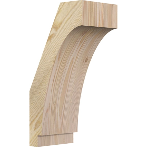 6"W x 8"D x 16"H Imperial Rough Sawn Knee Brace, Douglas Fir