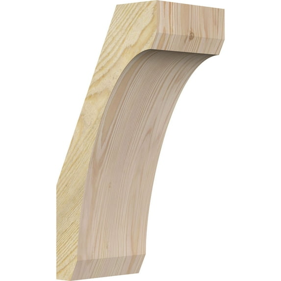 6"W x 8"D x 16"H Legacy Rough Sawn Knee Brace, Douglas Fir