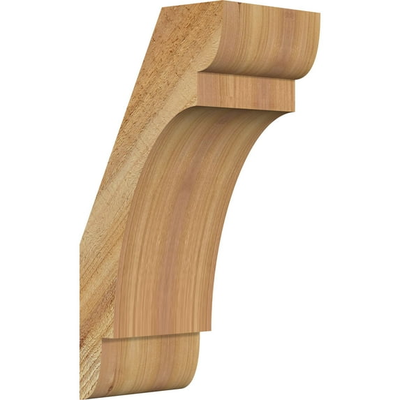 6"W x 8"D x 16"H Olympic Rough Sawn Knee Brace, Western Red Cedar