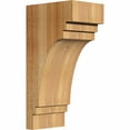 thumbnail image 1 of 6"W x 8"D x 16"H Pescadero Rough Sawn Corbel, Western Red Cedar, 1 of 9