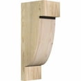 thumbnail image 1 of 6"W x 8"D x 20"H Alpine Rough Sawn Corbel, Douglas Fir, 1 of 9