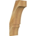 thumbnail image 1 of 6"W x 8"D x 20"H Balboa Rough Sawn Knee Brace, Western Red Cedar, 1 of 4