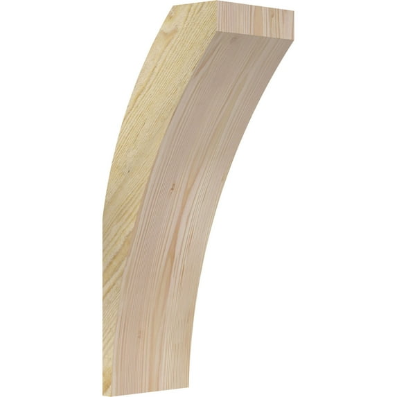 6"W x 8"D x 20"H Thorton Rough Sawn Knee Brace, Douglas Fir