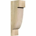 thumbnail image 1 of 6"W x 8"D x 24"H Alpine Rough Sawn Corbel, Douglas Fir, 1 of 9