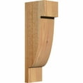 thumbnail image 1 of 6"W x 8"D x 24"H Alpine Rough Sawn Corbel, Western Red Cedar, 1 of 9