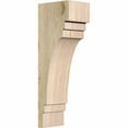 thumbnail image 1 of 6"W x 8"D x 24"H Pescadero Rough Sawn Corbel, Douglas Fir, 1 of 9