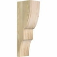 thumbnail image 1 of 6"W x 8"D x 24"H Ridgewood Rough Sawn Corbel, Douglas Fir, 1 of 9