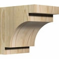 thumbnail image 1 of 6"W x 8"D x 8"H Mediterranean Rough Sawn Corbel, Douglas Fir, 1 of 9