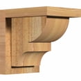 thumbnail image 1 of 6"W x 8"D x 8"H Ridgewood Rough Sawn Corbel w/Backplate, Western Red Cedar, 1 of 9