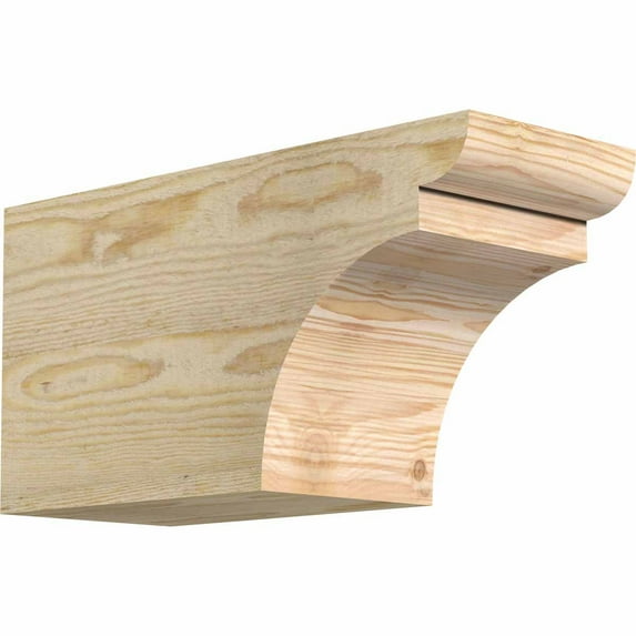 6"W x 8"H x 16"L Yorktown Rough Sawn Rafter Tail, Douglas Fir