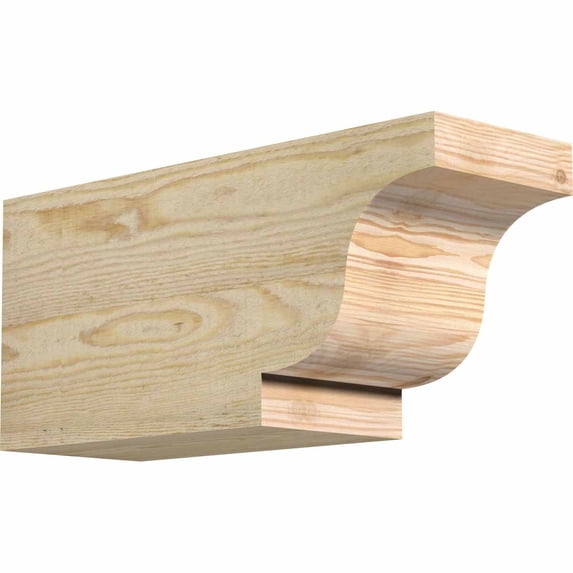 6"W x 8"H x 18"L Newport Rough Sawn Rafter Tail, Douglas Fir