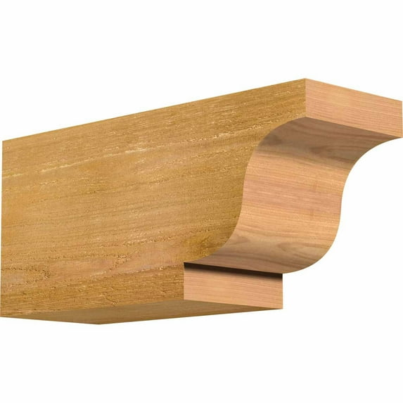 6"W x 8"H x 18"L Newport Rough Sawn Rafter Tail, Western Red Cedar