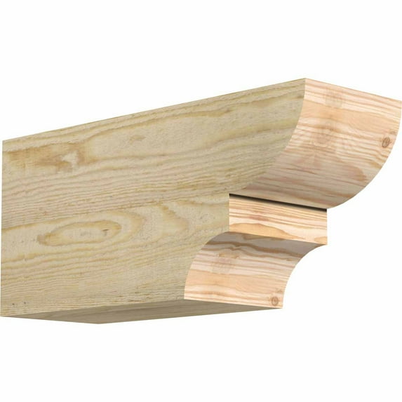 6"W x 8"H x 18"L Ridgewood Rough Sawn Rafter Tail, Douglas Fir