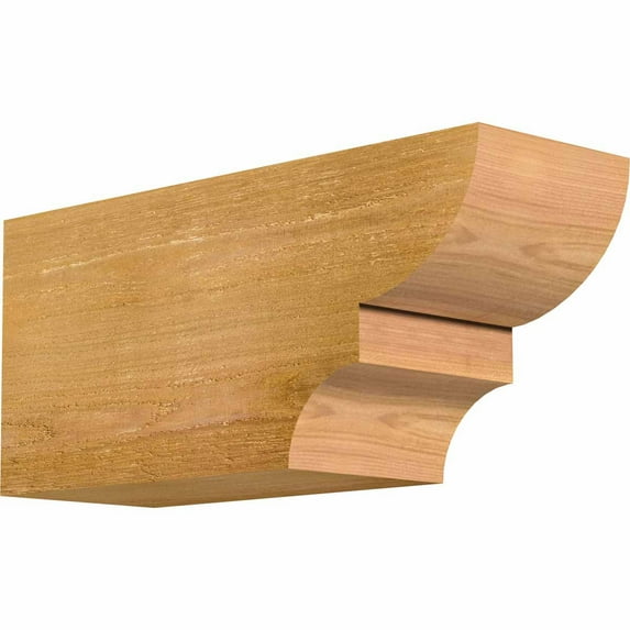 6"W x 8"H x 18"L Ridgewood Rough Sawn Rafter Tail, Western Red Cedar