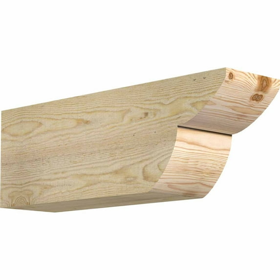 6"W x 8"H x 24"L Crestline Rough Sawn Rafter Tail, Douglas Fir