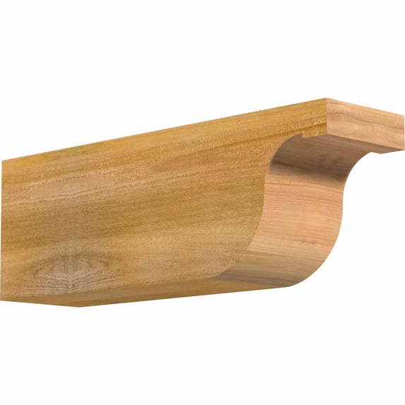 6"W x 8"H x 24"L Del Monte Rough Sawn Rafter Tail, Western Red Cedar