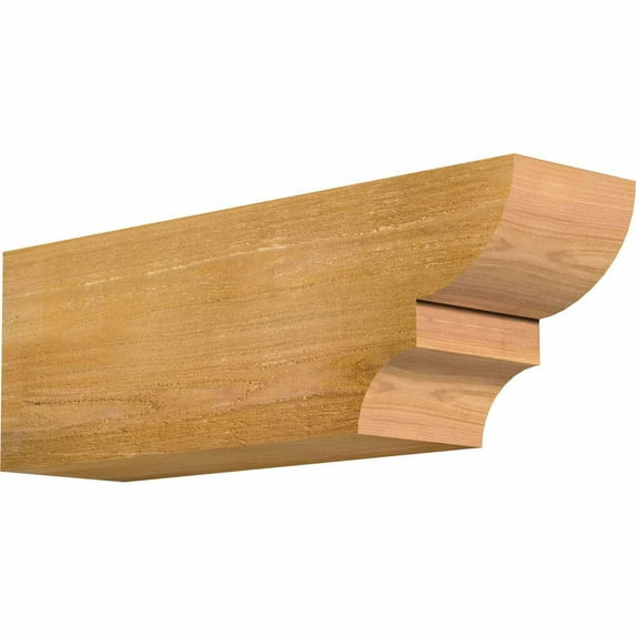 6"W x 8"H x 24"L Ridgewood Rough Sawn Rafter Tail, Western Red Cedar
