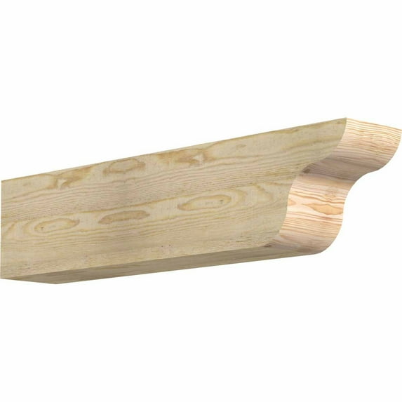 6"W x 8"H x 36"L Carmel Rough Sawn Rafter Tail, Douglas Fir