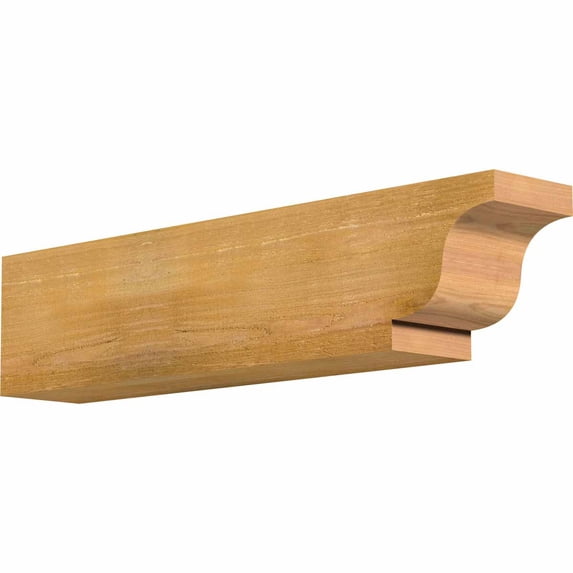6"W x 8"H x 36"L Newport Rough Sawn Rafter Tail, Western Red Cedar