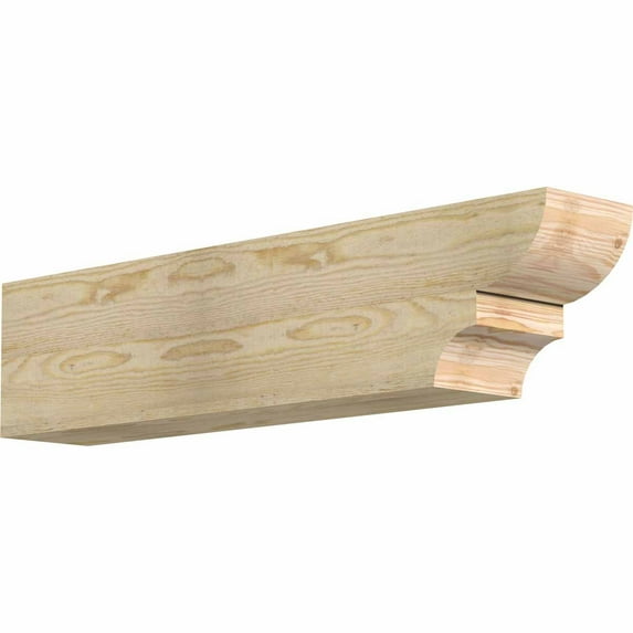 6"W x 8"H x 36"L Ridgewood Rough Sawn Rafter Tail, Douglas Fir