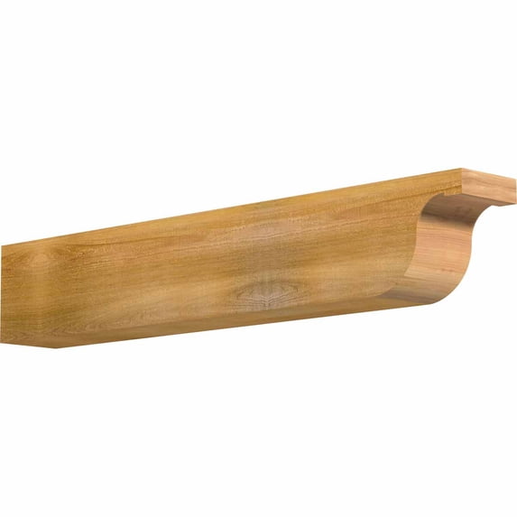 6"W x 8"H x 48"L Del Monte Rough Sawn Rafter Tail, Western Red Cedar