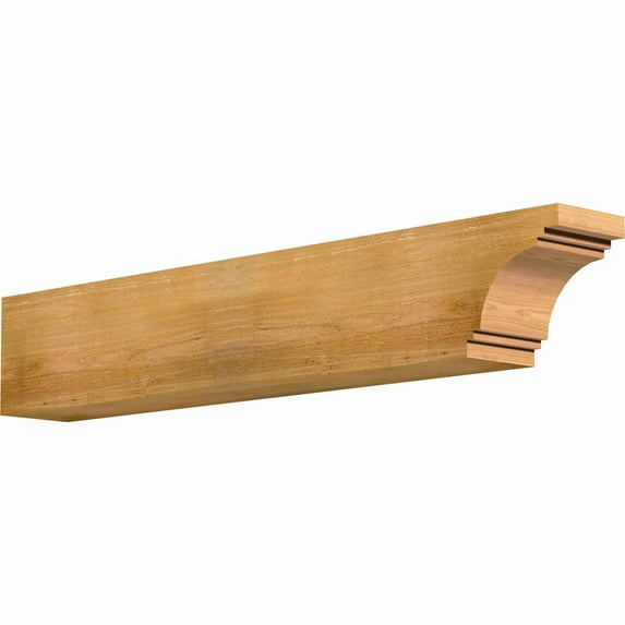 6"W x 8"H x 48"L Pescadero Rough Sawn Rafter Tail, Western Red Cedar