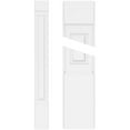 thumbnail image 1 of 6"W x 90"H x 2"P Raised Panel PVC Pilaster w/Standard Capital & Base (Pair), 1 of 18