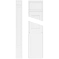 thumbnail image 1 of 6"W x 96"H x 2"P Flat Panel PVC Pilaster w/Decorative Capital & Base (Pair), 1 of 18