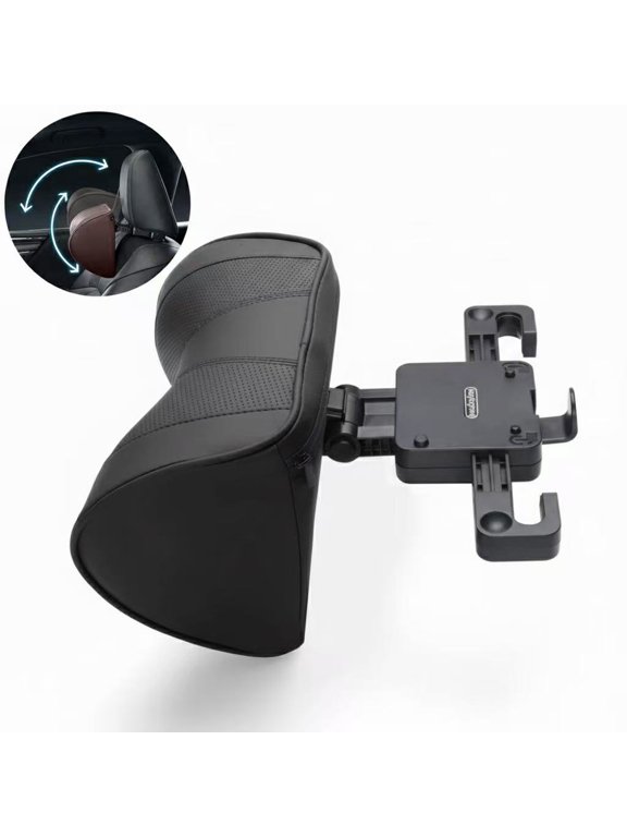 6-Way Adjustable Car Headrest - Premium Memory Foam Neck Support Pillow - Ergonomic U-Shaped Travel Pillow for Driving Relief - Universal Fit for Car Seats, SUVs, and Trucks