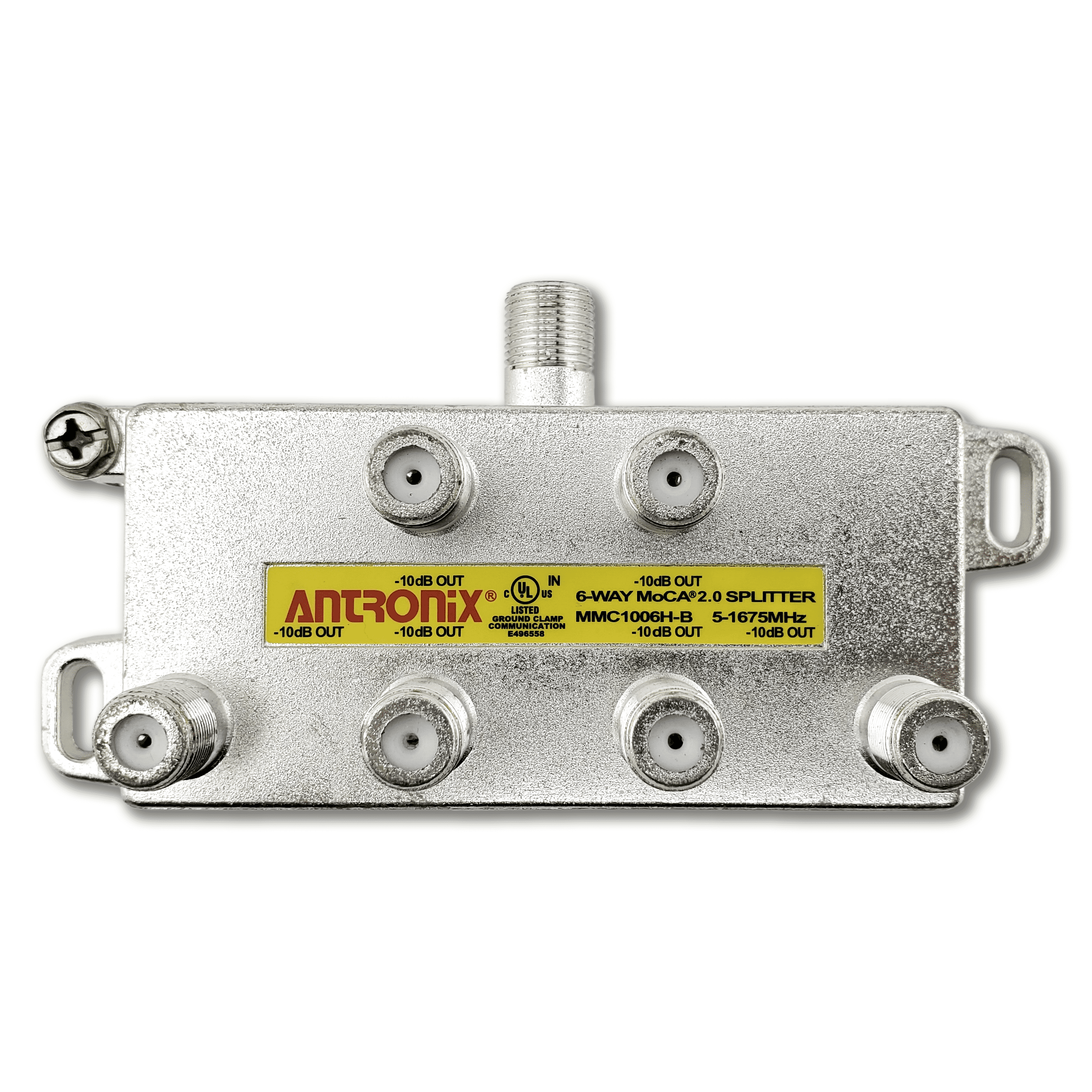 6 way antronix mmc1006h b 5 1675 mhz moca 2 0 splitter for frontier