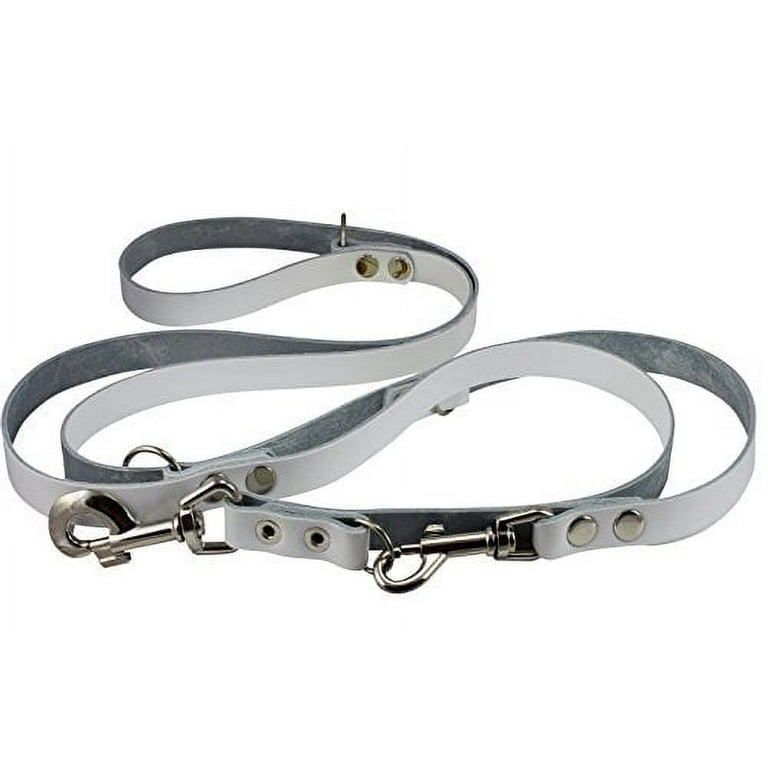 6 Way European Multifunctional Leather Dog Leash Adjustable Hands Free Lead 49 94 Long 3 4 Wide 18 mm