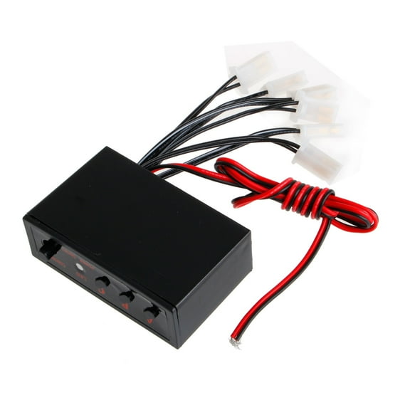 6 Ways Car SUV LED Strobe Light Emergency Flashing Controller Box for DC 12V