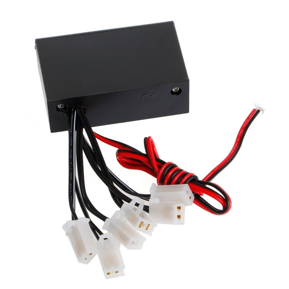 6 Ways Car SUV LED Strobe Light Emergency Flashing Controller Box for 12V Automotive Emergency Strobe Lights Controll