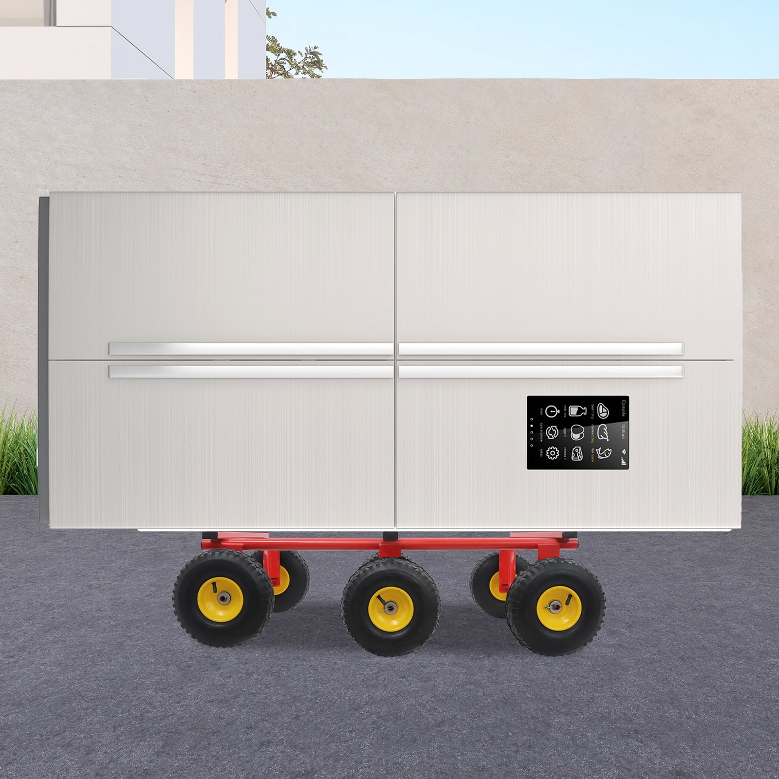 6-Wheel All-Terrain Mover, 1200-LB Capacity All-Terrain Mover, Heavy Duty Furniture Dolly, used in homes, logistics, decoration, warehouses, shopping malls