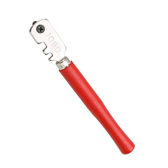 6-Wheel Glass Cutter Multifunctional Glass Tile Mirror Cutter Wooden Handle Pencil Style Glass Cutting Roller
