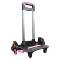 thumbnail image 1 of 6 Wheels Backpack Trolley Foldable Trolley Cart with Telescopic Handle Luggage Travel Hand Cart for School Bags Backpack, 1 of 8