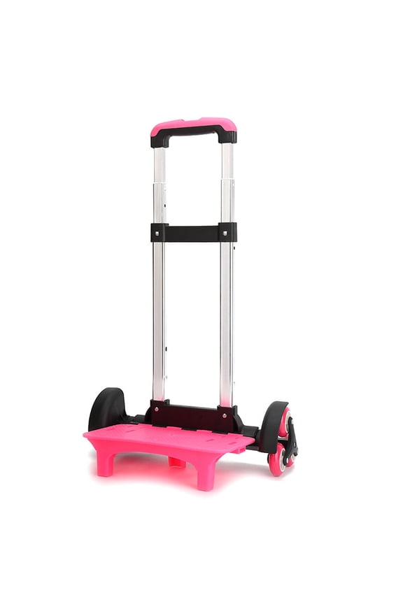 6 Wheels Backpack Trolley Foldable Trolley Cart with Telescopic Handle Luggage Travel Hand Cart for School Bags Backpack