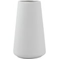 thumbnail image 1 of 6" White Flower Vase Matte Ceramic Vase for Flowers and Plants - Modern Boho Decor for Home, Weddings, and Stylish Table Shelves, 1 of 9