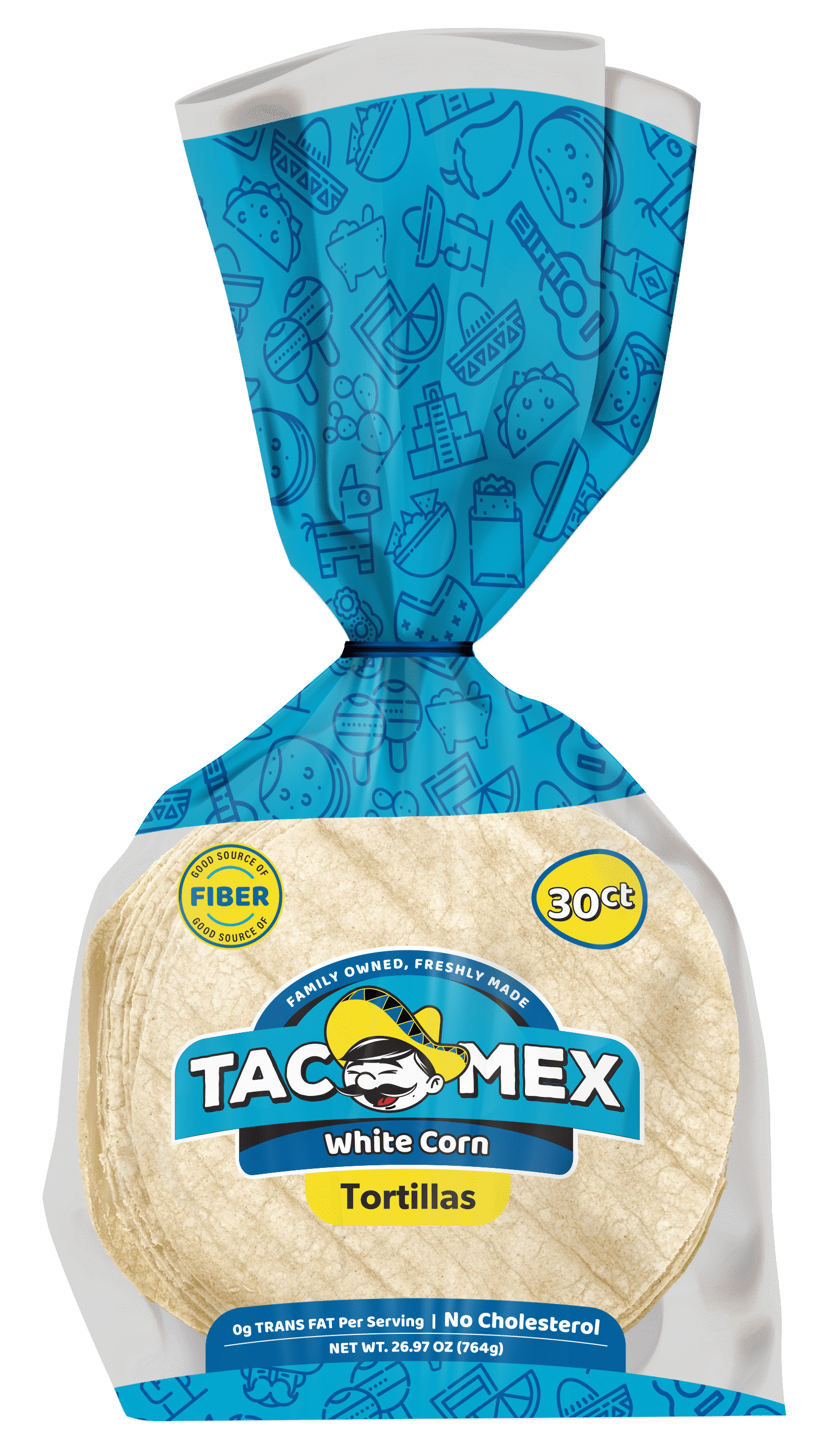 6" White Table Corn Tortilla (30ct)