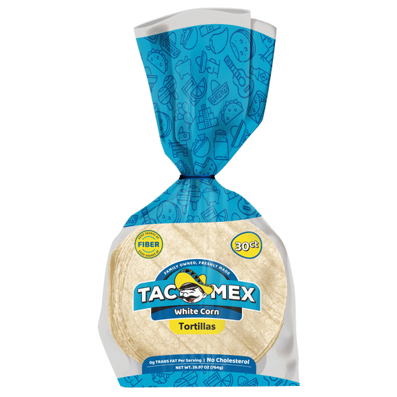6" White Table Corn Tortilla (30ct)