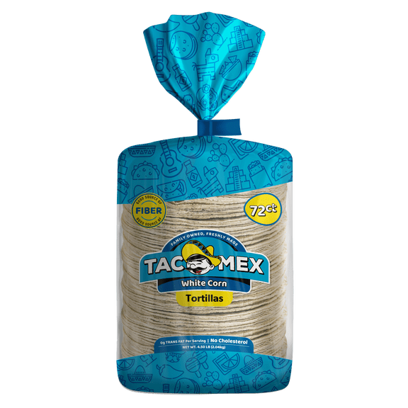 TacoMex Corn Tortillas, Baked, 72 Count, 59.68 oz