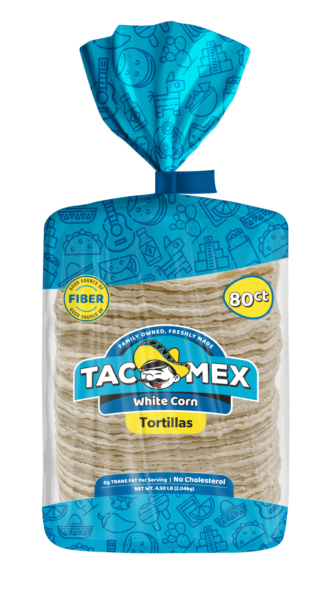 TacoMex 6" Corn Tortillas, 80 Count, 71.93 oz