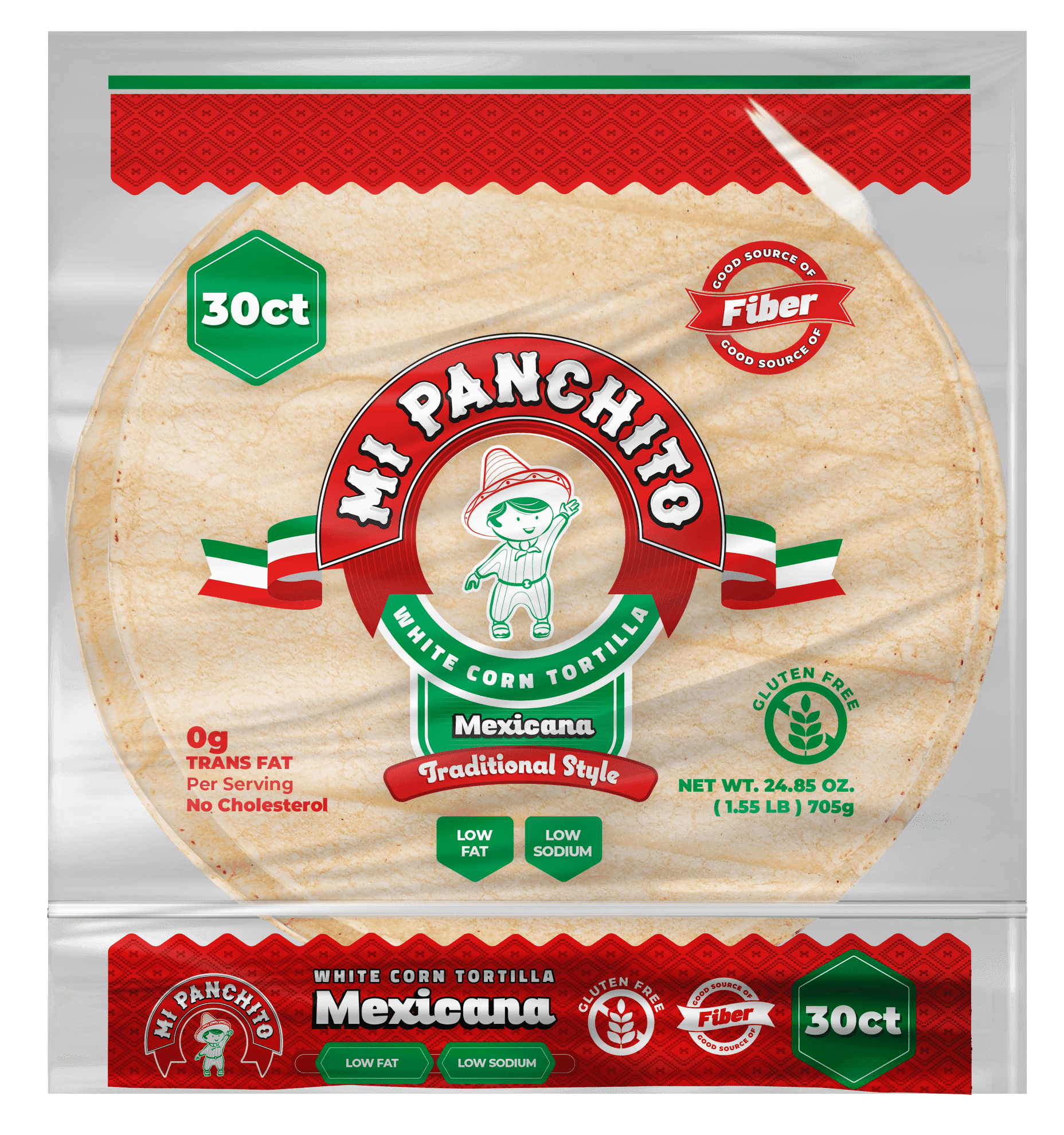 6" White Table Corn Tortilla