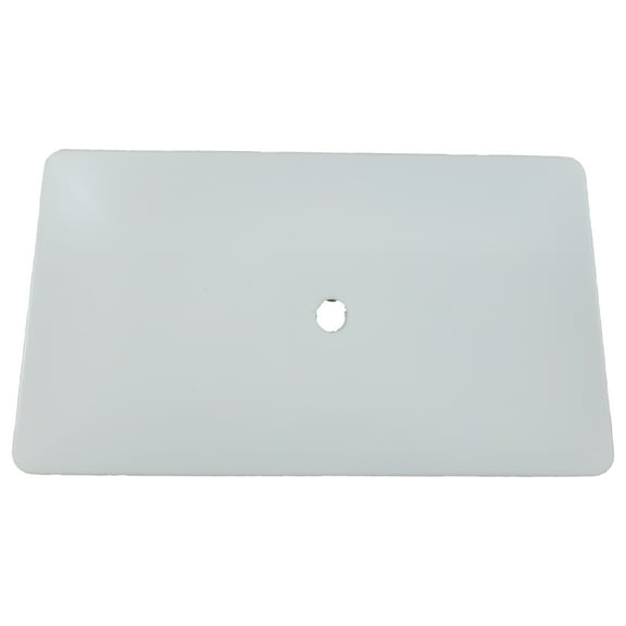 6" White Teflon Hard Card Window Film Tint Installation Tool