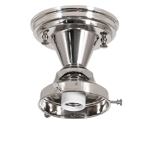 6" Wide Revival Schoolhouse Semi-Flushmount Hardware